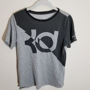 Nike Dri Fit Athletic KD Tee, Gray/Black, L